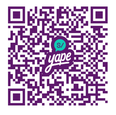 QR auténtico de Yape recortado, sin nombre escrito